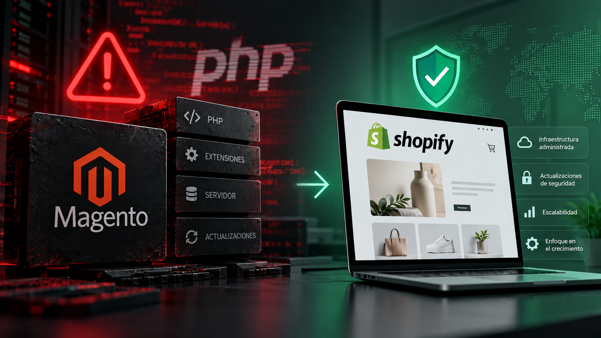 Alerta de seguridad en PHP: ¿es momento de migrar tu Magento a Shopify?