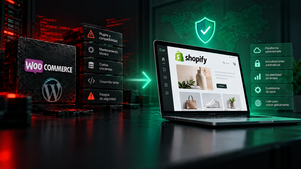 🚀 La guía definitiva para migrar de WooCommerce a Shopify 2026