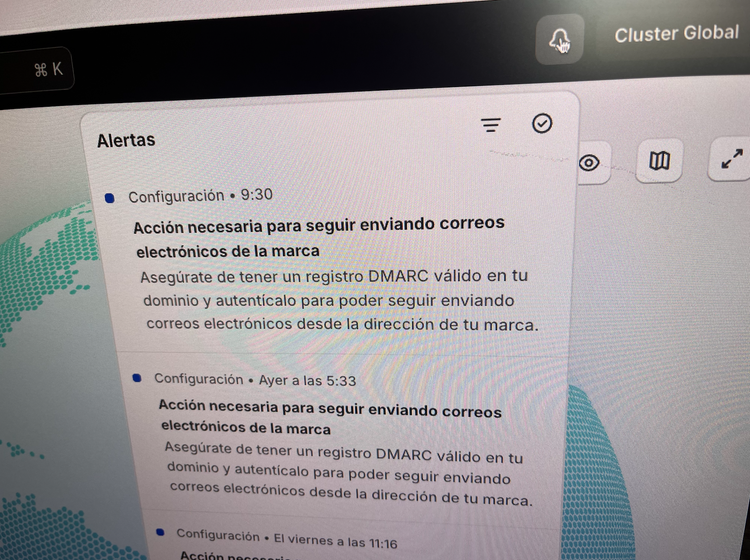 Alerta Registro DMARC Shopify y Shopify Plus
